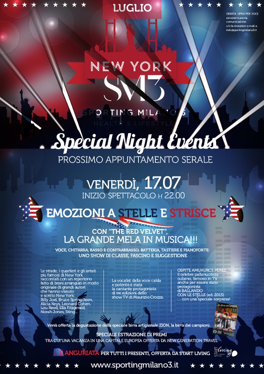 serata NY 17 luglio