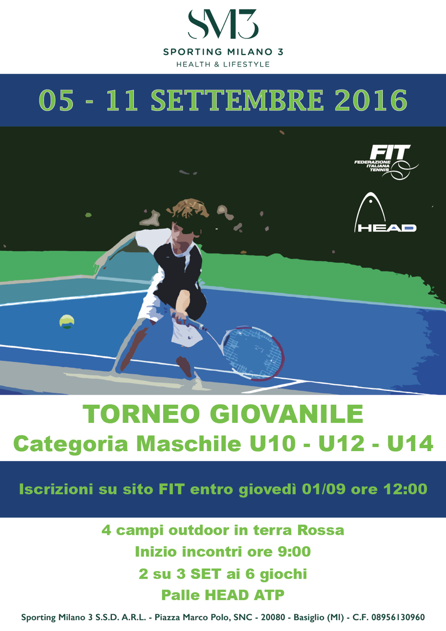 Torneo Giovanile 5 - 11 settembre 2016
