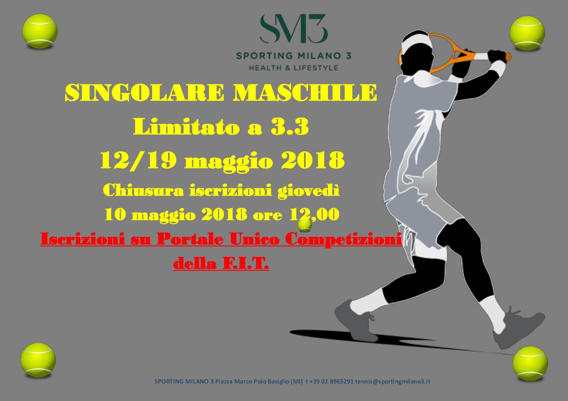Torneo 3.3 12 19 maggio 2018