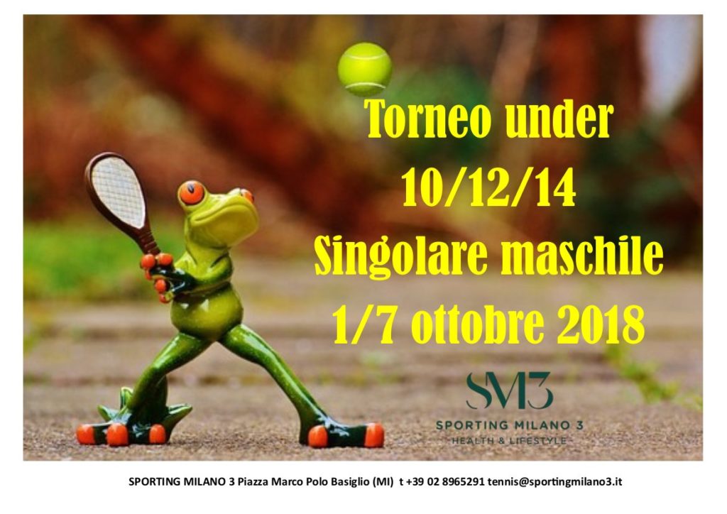 Torneo Under-10-12-14- Singolare Maschile